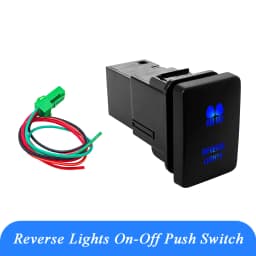 12V Blue LED Fog Light Bar Push Switch For Toyota 2015 Hilux GUN Prado 150 200 RAV4 HiAce Landcruiser ON OFF Button Switch