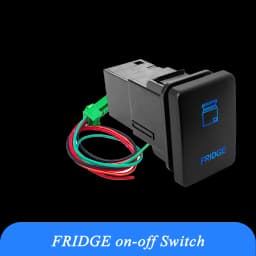 12V Blue LED Fog Light Bar Push Switch For Toyota 2015 Hilux GUN Prado 150 200 RAV4 HiAce Landcruiser ON OFF Button Switch