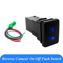 12V Blue LED Fog Light Bar Push Switch For Toyota 2015 Hilux GUN Prado 150 200 RAV4 HiAce Landcruiser ON OFF Button Switch