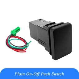 12V Blue LED Fog Light Bar Push Switch For Toyota 2015 Hilux GUN Prado 150 200 RAV4 HiAce Landcruiser ON OFF Button Switch