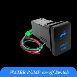 12V Blue LED Fog Light Bar Push Switch For Toyota 2015 Hilux GUN Prado 150 200 RAV4 HiAce Landcruiser ON OFF Button Switch