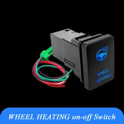 12V Blue LED Fog Light Bar Push Switch For Toyota 2015 Hilux GUN Prado 150 200 RAV4 HiAce Landcruiser ON OFF Button Switch