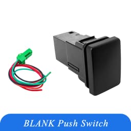12V Blue LED Fog Light Bar Push Switch For Toyota 2015 Hilux GUN Prado 150 200 RAV4 HiAce Landcruiser ON OFF Button Switch