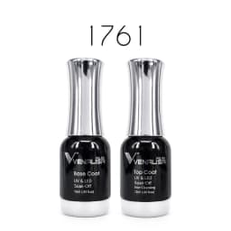3pcs/set Venalisa Primer Base Coat Topcoat Nail Gel Polish Set Soak Off LED UV Gel Lacquer Nowipe Shiny Nail Gel Manicure Gel