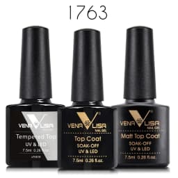 3pcs/set Venalisa Primer Base Coat Topcoat Nail Gel Polish Set Soak Off LED UV Gel Lacquer Nowipe Shiny Nail Gel Manicure Gel