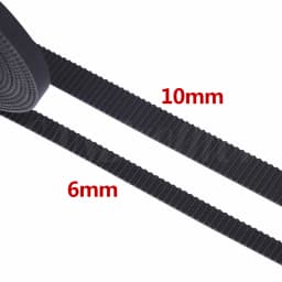 5m/10m//20m/50m/lot GT2-6mm / 10mm open timing belt GT2 belt Rubber Aramid Fiber cut to length for 3D printer wholesale