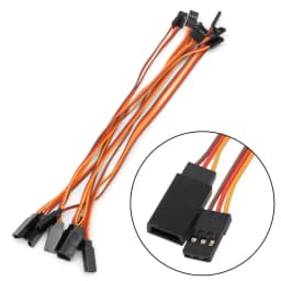 10Pcs 150/200/300/500mm Servo Extension Lead Wire Cable For RC Futaba JR Male to Female 30cm JUL27_32