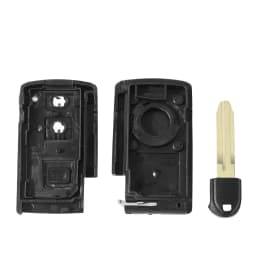 KEYYOU 2 BUTTON Car REMOTE KEY CASE Shell FOR TOYOTA PRIUS COROLLA VERSO Fob With TOY43 BLADE Replacement