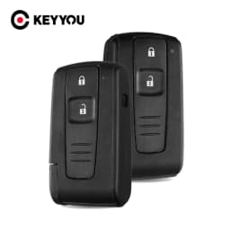 KEYYOU 2 BUTTON Car REMOTE KEY CASE Shell FOR TOYOTA PRIUS COROLLA VERSO Fob With TOY43 BLADE Replacement