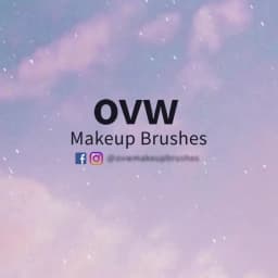 OVW Cosmetic 2/6 pcs Makeup Eye Shadow Brush Set Goat Hair Tool Ultra Soft Make Up Tapered Blender Diffuse Kit Cut Crease Brush