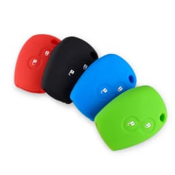 KEYYOU Silicone Rubber Case Key Cover 2 Button For Renault Clio Scenic Megane Duster Sandero Captur Twingo Modus Car Remote Key