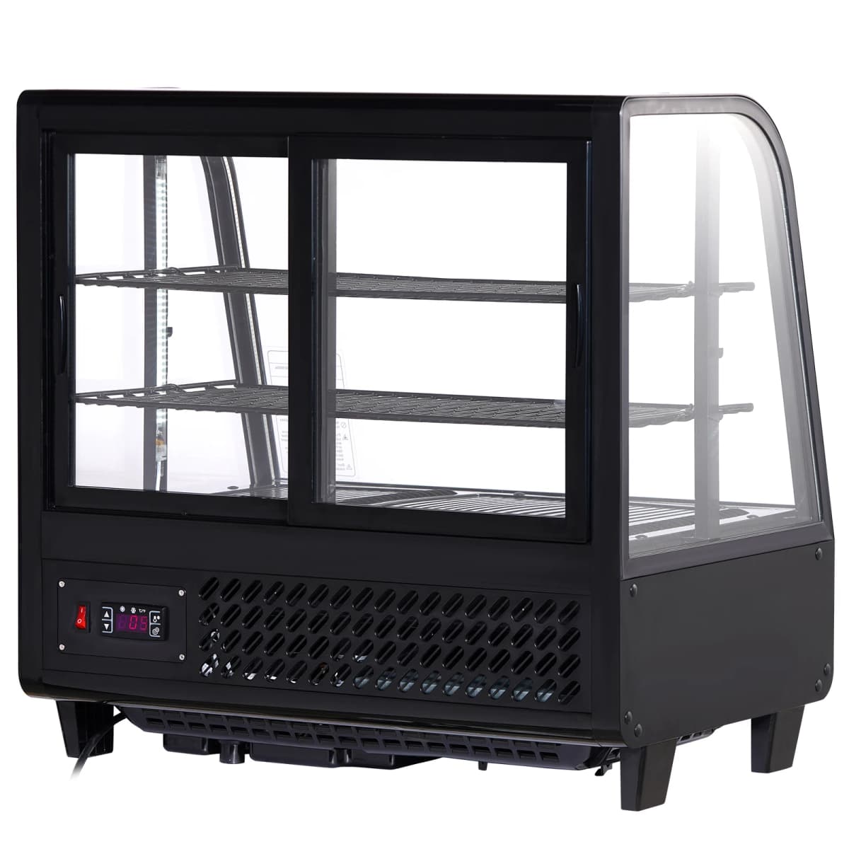 SucceBuy Refrigerated Display Case Countertop Pastry Display Case LED Lighting TURBO Cooling Frost Free Air Cooling