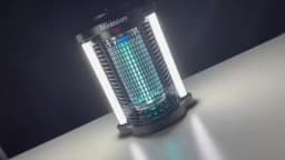 Minimoon Bug Zapper Outdoor Mosquito Zapper with Dual LED Light 4200V Fly Zapper 15W Electric Fly Traps Outdoor IPX4 Insect Trap