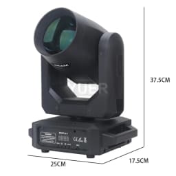 LED Moving Head Light 200W Beam+Spot+18 Rotating Prisms+Rainbow 12 Gobo 8 Color Effect Dj Dmx Stage Light Effect Light Disco Bar