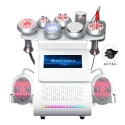 9 in 1 Tool 80K Cavitation Ultrasonic Body Slimming Machine Multi-Polar Frequency Anti-Wrinkle Rejuvenation Skin Lift Tighten