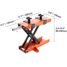 SucceBuy Motorcycle Lift 350/1100/1500 LBS Capacity Motorcycle Scissor Lift Jack with Wide Deck&Safety Pin for Bikes Motorcycles