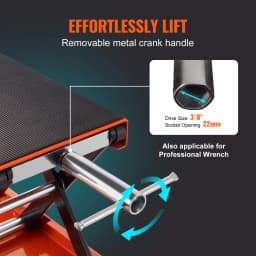 SucceBuy Motorcycle Lift 350/1100/1500 LBS Capacity Motorcycle Scissor Lift Jack with Wide Deck&Safety Pin for Bikes Motorcycles