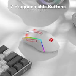 Redragon M693 Wireless/Wired BT & 2.4G Bluetooth Gaming 8000 DPI Mouse 3-Mode Connection RGB Backlight for PC/Mac/Laptop
