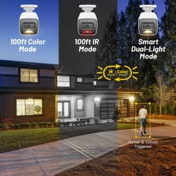 ANNKE 8CH 4K Ultra HD POE Network Video Security System 8MP H.265+ IP Camera Support Two Way Audio human & Vehicle Detection 4MM