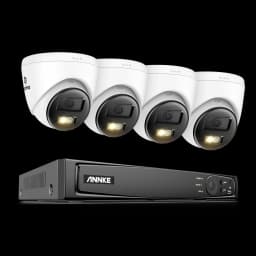 ANNKE 8CH 4K Ultra HD POE Network Video Security System 8MP H.265+ IP Camera Support Two Way Audio human & Vehicle Detection 4MM