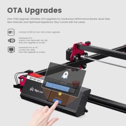 AlgoLaser Laser Engraver Machine 10W Exclusive 3.5" Touch Screen for DIY, Cutting Tool for Wood MDF CNC Router Carpentry Tools