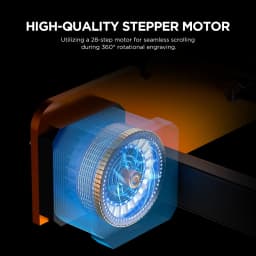 ACMER M2 Laser Engraver Universal Rotary Roller Y-Axis Laser Rotary Module 360 Degree Rotating For Engraving Cylindrical Objects