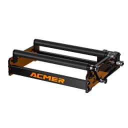 ACMER M2 Laser Engraver Universal Rotary Roller Y-Axis Laser Rotary Module 360 Degree Rotating For Engraving Cylindrical Objects