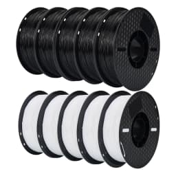 KINGROON Flexible TPU Filament 1.75mm, 5KG 10KG 3D Printing TPU Filament For 3D Printer, Soft 3D Plastic Material Non-Toxic