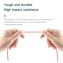 KINGROON Flexible TPU Filament 1.75mm, 5KG 10KG 3D Printing TPU Filament For 3D Printer, Soft 3D Plastic Material Non-Toxic