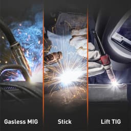 HZXVOGEN 3 IN 1 MIG/TIG/MMA Semi-Automatic Welding Machine HVM200 Inverter Welder Synergy Tool Non Gas MIG Welder For Gasless Iron Soldering 220V