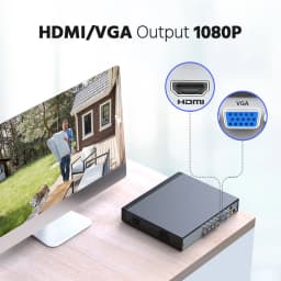 ANNKE 5MP Lite 8CH HD Video Surveillance DVR PIR Motion Detection 5IN1 H.265+ Digital Recorder For 2MP 3MP IP CCTV Cameras