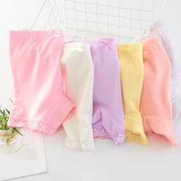 Girls Safety Panties Kids Cotton Children Underwear Children's Briefs Cartoon Beach Short Solid Color For 2-11 Years Old 2/6pcs