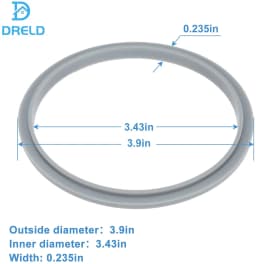 4 Pcs Blender Seal Ring Rubber Rings Gaskets with Lip Fit for Nutribullet 600/900 Series Blender Replacement