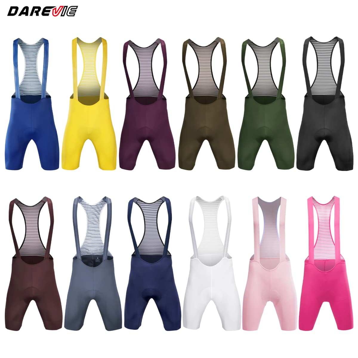 DAREVIE Men's Cycling Bretelle Seamless 2.0 PRO Level Men Women Cycling Shorts Men's Cycling Bib Shorts Men's Cycling Shorts