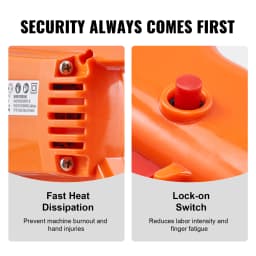 SucceBuy 800W Electric Vibrator 13000 VPM Electric Concrete Vibrating Tool Portable Pencil Cement Vibrator Remove Air Bubble