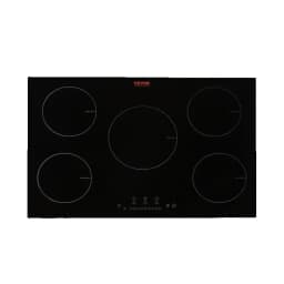 SucceBuy 5 Burners 30/36 Inch Electric Induction Cooktop Stove Hob Built-in Burner Cooker Sensor Touch Control Magnetic Cooker