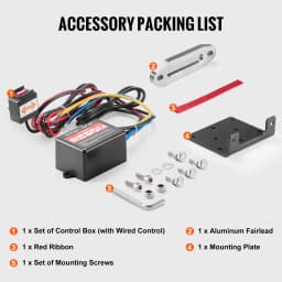SucceBuy 3500lbs Electric Winch ATV/UTV Wired Car Winch with 39 ft Synthetic Rope Aluminum IP55 Waterproof for Towing Boat Truck