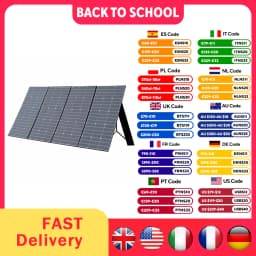 ALLPOWERS Foldable Solar Panel 400W / 200W / 140W / 100W / 60W Solar Charger with Solar Output for Power Station Solar Generator