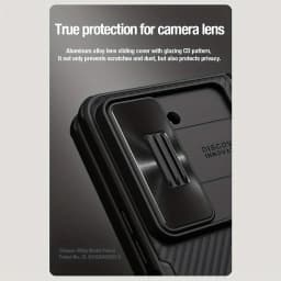 for Samsung Galaxy Z Fold 5 Case with Kickstand, Built-in Slide Camera Cover & Hinge Protection, Shockproof Non-Slip Stand Case