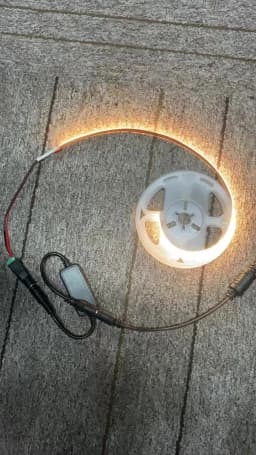 DC12V-24V LED Strip Light Controller Dimmer for Single Color Tape Lights Dimmer 3A RF+14-Key Remote Control Convenient Switch