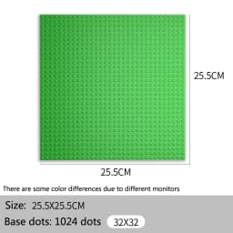 32*32 50*50 Dots Classic Base Plates Blocks DIY Small Size City Road Bricks Baseplates Construction Building Toys For Kids Gifts