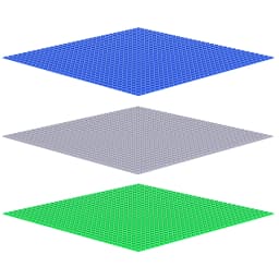 32*32 50*50 Dots Classic Base Plates Blocks DIY Small Size City Road Bricks Baseplates Construction Building Toys For Kids Gifts