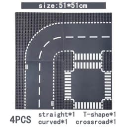 32*32 50*50 Dots Classic Base Plates Blocks DIY Small Size City Road Bricks Baseplates Construction Building Toys For Kids Gifts