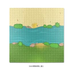 32*32 50*50 Dots Classic Base Plates Blocks DIY Small Size City Road Bricks Baseplates Construction Building Toys For Kids Gifts