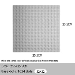 32*32 50*50 Dots Classic Base Plates Blocks DIY Small Size City Road Bricks Baseplates Construction Building Toys For Kids Gifts