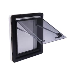 900*500MM/450x500MM Aluminum RV Hinged Push Out Window Caravan Accessories for Camper and Trailer