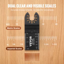 SucceBuy 50PCS Oscillating Saw Blades Universal Release Dewalt Multitool Blades for Wood Cutting Plastic Renovator Power Tool