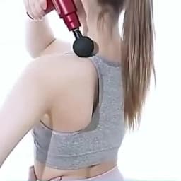 Mini Massage Gun Deep Tissue Percussion Neck Back Body Massager LED Touch Screen Portable Fascia Gun Muscle Relaxation