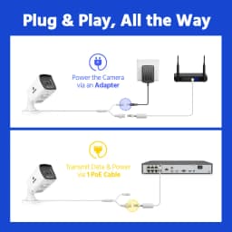 Annke 8MP 4K HD IP Security Camera Poe Dual Light Audio Fixed Bullet Camera Human Vehicle Detection 256G SD Storage ONVIF IP67