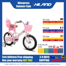 JOYSTAR Little Daisy Kids Bike for Girls Ages 2-7 Years, Bikes with Doll Bike Seat & Streamers,Bikes with Flag & Number Plate